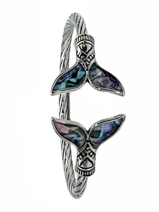 Whale Tail Bangle - Picture 4 of 4